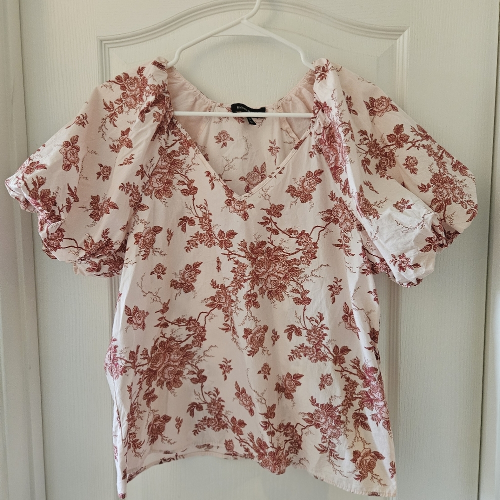Banana Republic Puff Sleeve Blouse